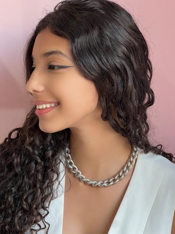 Choker Elo Grumet Risco Níquel