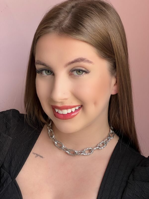 Choker Corrente Elo Torcido Níquel