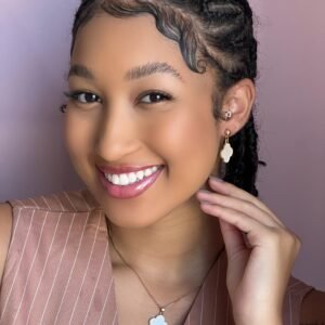 Conjunto Inspiração Trevo Branco Marmorizado Dourado