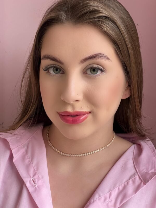 Choker Riviera Zircônia Navete Dourada