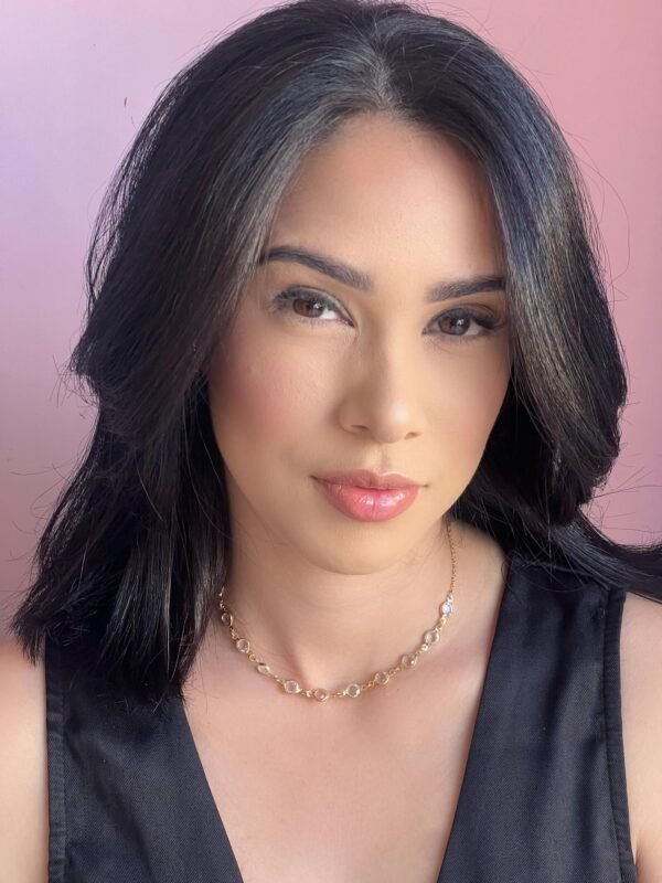 Choker Cristal Dourada