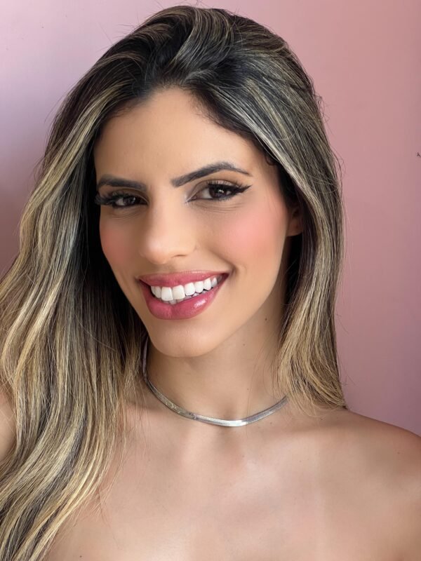 Choker Malha Fita Níquel