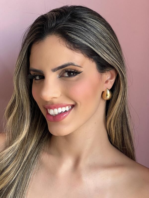 Brinco Gota Chloe Dourada