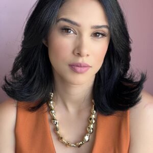 Colar ABS Organico Dourado