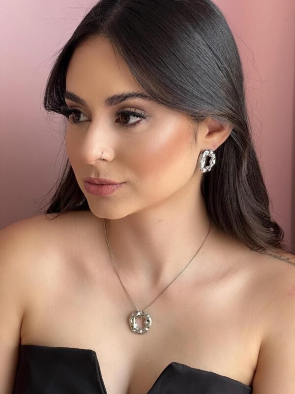 Conjunto Orgânico Redondo Níquel