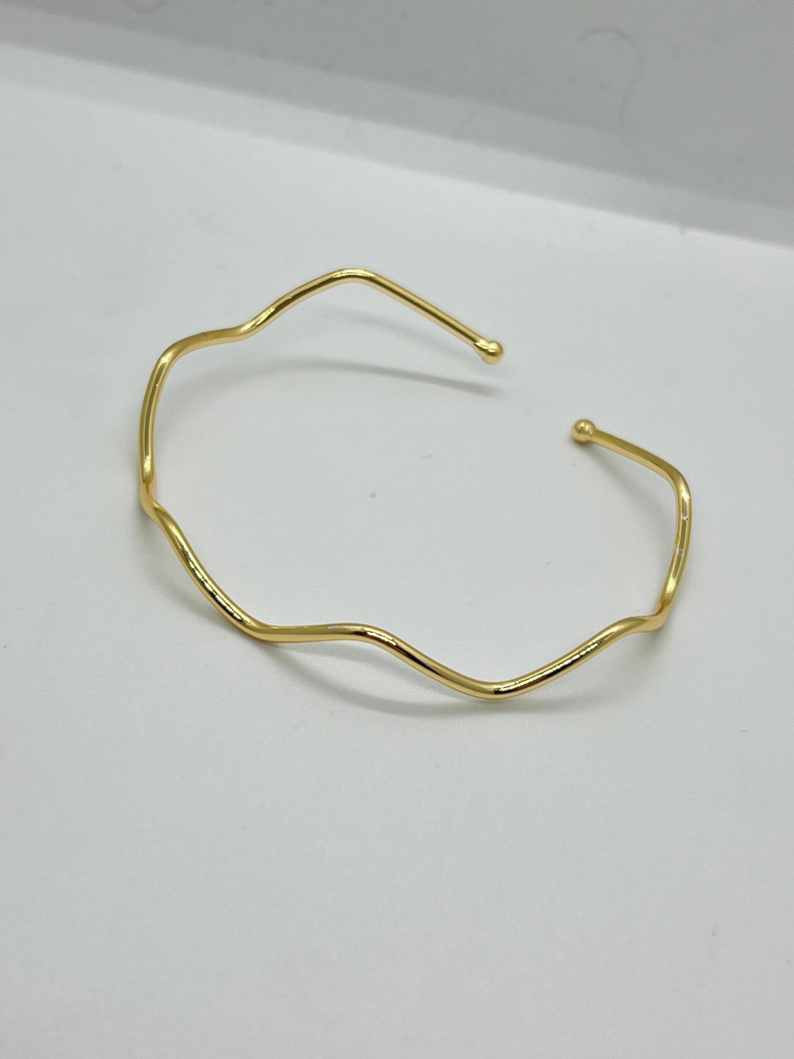 Bracelete Ondinha Dourado 1 Brilho Na Pele Acessórios Bracelete Ondinha Dourado