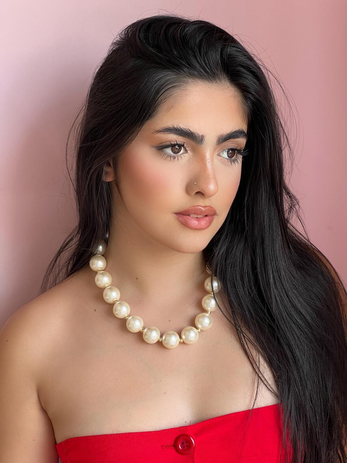 Colar Pérolas Médias Louise 1 Brilho Na Pele Acessórios Colar Pérolas Médias Louise