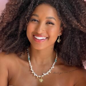 Conjunto Tartaruga e Pérolas Tropicais