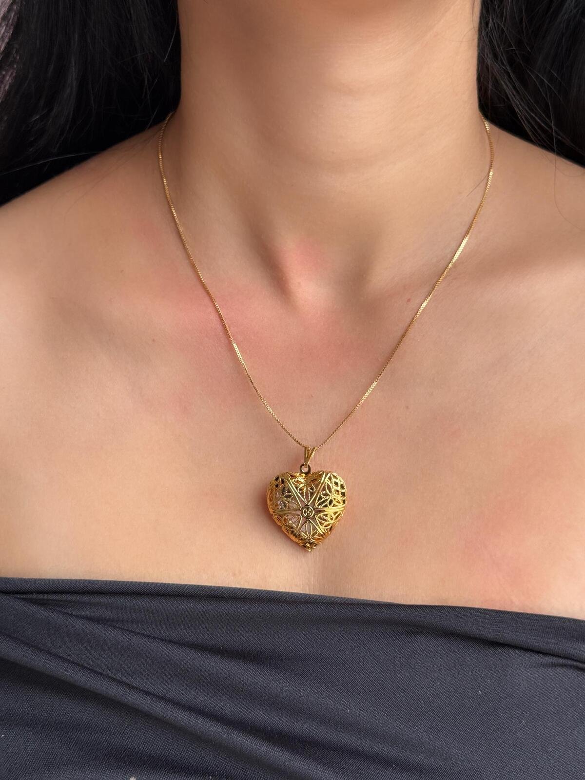 Colar Relicário Para Sempre Comigo 1 Brilho Na Pele Acessórios Colar Relicário Para Sempre Comigo