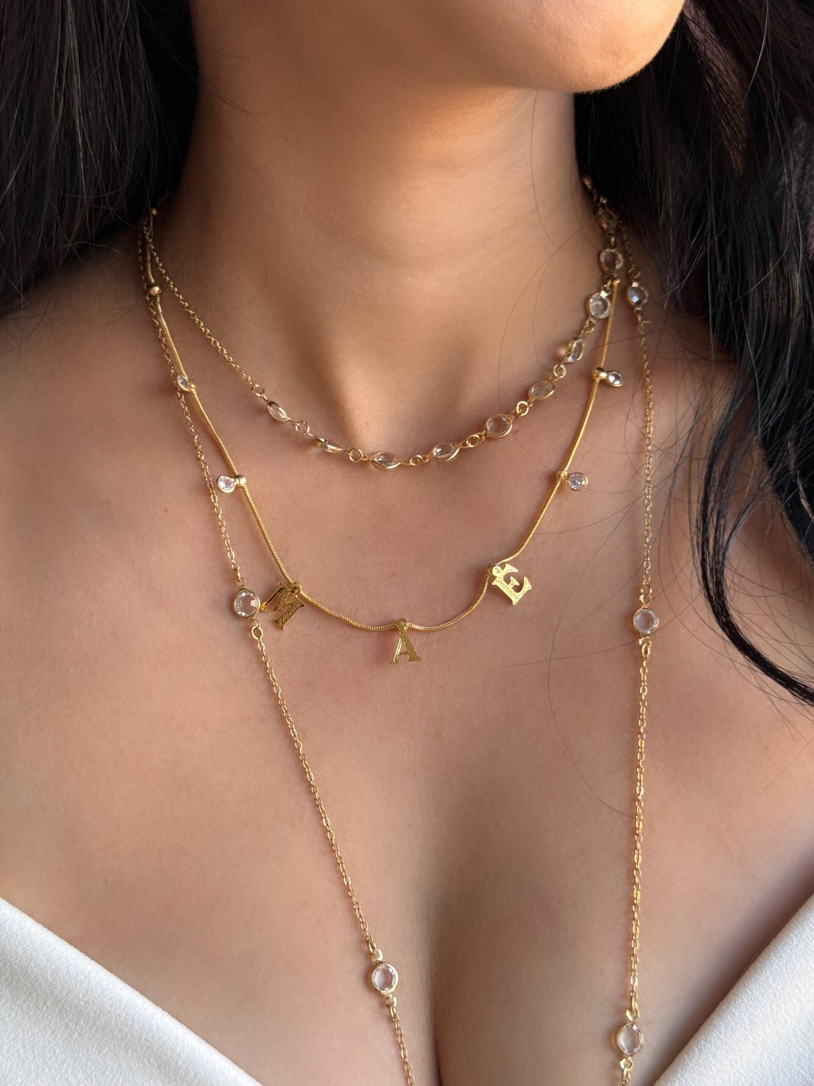 Colar Escrito Mãe Dourado 4 Brilho Na Pele Acessórios Colar Escrito Mãe Dourado - Imagem 4