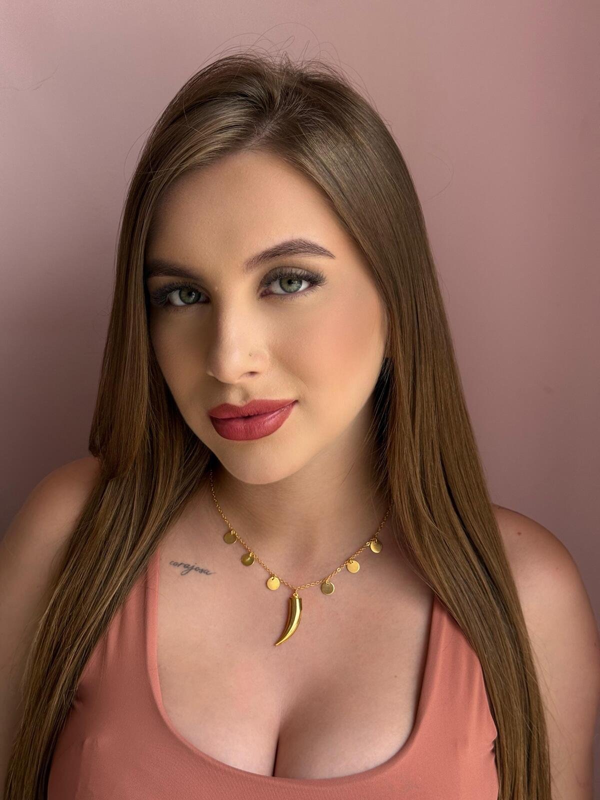 Colar Medalha Dente Dourado - Imagem 2