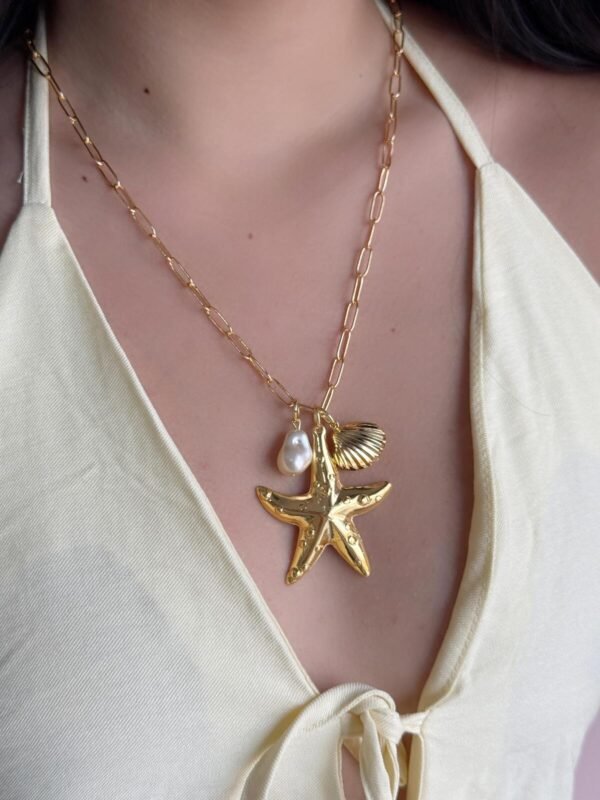 Colar Longo Estrela do Mar Maréa