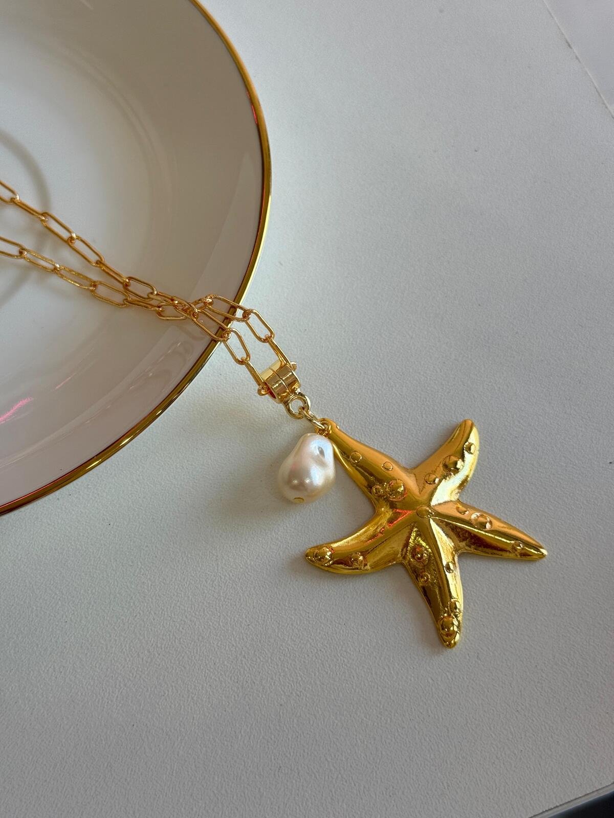 Colar Longo Estrela Tesouro Do Mar 2 Brilho Na Pele Acessórios Colar Longo Estrela Tesouro Do Mar - Imagem 2