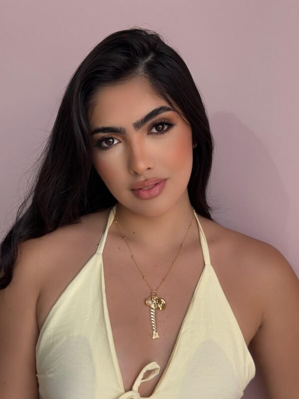 Colar Longo Sardinha Glam Dourado