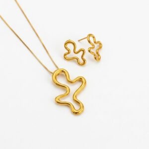 Conjunto Alga Orgânica Dourado