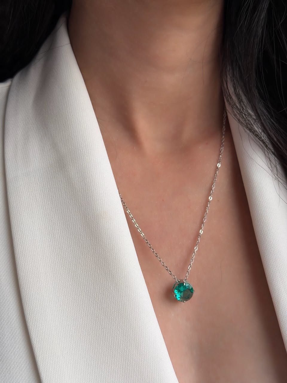 Conjunto Ponto De Luz Tiffany Níquel - bijuteria feminina Brilho na Pele Conjunto Ponto De Luz Tiffany Níquel - Imagem 3