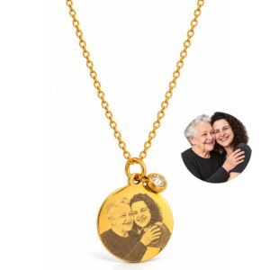 Colar com Ponto de Luz 20mm Personalizado Aço